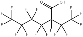 Hexanoic acid, 2,3,3,4,4,5,5,6,6,6-decafluoro-2-(1,1,2,2,2-pentafluoroethyl)- Structural