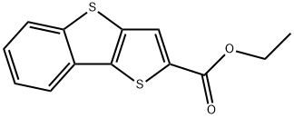 Thieno[3,2-b][1]benzothiophene-2-carboxylic acid, ethyl ester Structural