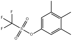 Methanesulfonic acid, 1,1,1-trifluoro-, 3,4,5-trimethylphenyl ester Structural