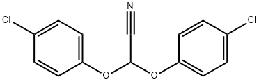 Acetonitrile, 2,2-bis(4-chlorophenoxy)- Structural