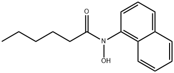 Hexanamide, N-hydroxy-N-1-naphthalenyl- Structural