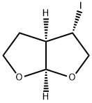 Furo[2,3-b]furan, hexahydro-3-iodo-, (3S,3aR,6aR)- Structural