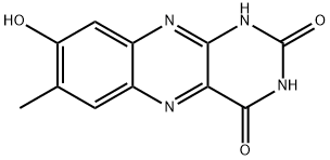 Benzo[g]pteridine-2,4(1H,3H)-dione, 8-hydroxy-7-methyl- Structural