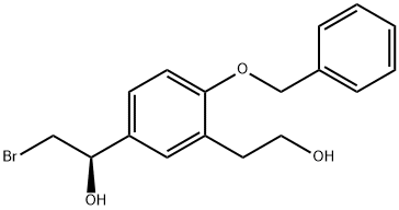 Benzeneethanol, 5-?[(1R)?-?2-?bromo-?1-?hydroxyethyl]?-?2-?(phenylmethoxy)?- Structural