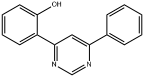 Phenol, 2-(6-phenyl-4-pyrimidinyl)- Structural