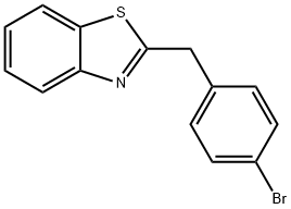 Benzothiazole, 2-[(4-bromophenyl)methyl]- Structural