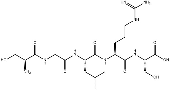 L-Serine, L-serylglycyl-L-leucyl-L-arginyl- Structural