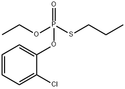 O-(2-chlorophenyl) O-Ethyl S-Propyl Phosphorothioate Structural