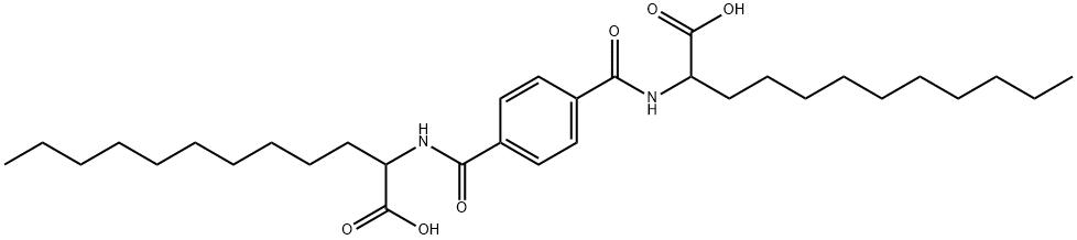 Dodecanoic acid, 2,2'-[1,4-phenylenebis(carbonylimino)]bis- (9CI) Structural