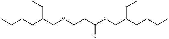 Propanoic acid, 3-[(2-ethylhexyl)oxy]-, 2-ethylhexyl ester Structural