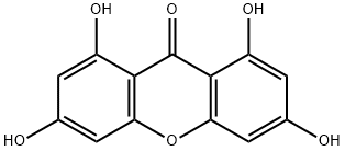 9H-Xanthen-9-one, 1,3,6,8-tetrahydroxy- Structural