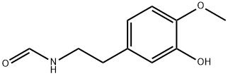 Formamide, N-[2-(3-hydroxy-4-methoxyphenyl)ethyl]- Structural