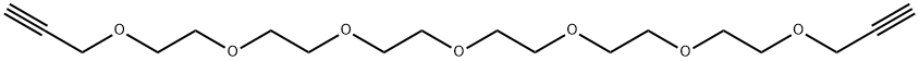 Bis-Propargyl-PEG7 Structural