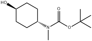 TRANS-(4-HYDROXY-CYCLOHEXYLMETHYL)-CARBAMIC ACID TERT-BUTYL ESTER Structural