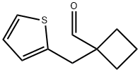 Cyclobutanecarboxaldehyde, 1-(2-thienylmethyl)- Structural