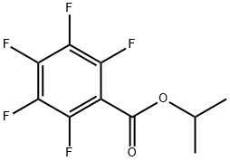 Benzoic acid, 2,3,4,5,6-pentafluoro-, 1-methylethyl ester Structural