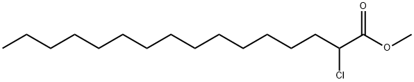 Hexadecanoic acid, 2-chloro-, methyl ester Structural