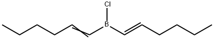 Borane, chlorobis(1E)-1-hexenyl- (9CI) Structural