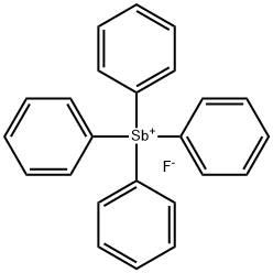 Stibonium, tetraphenyl-, fluoride (1:1) Structural