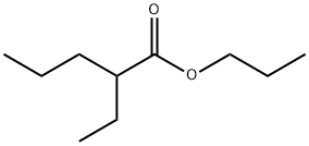 Pentanoic acid, 2-ethyl-, propyl ester Structural