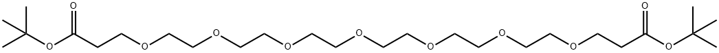 Bis-PEG6-t-butyl ester Structural