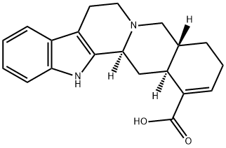 Yohimban-16-carboxylic acid, 16,17-didehydro- (9CI) Structural