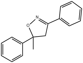 Isoxazole, 4,5-dihydro-5-methyl-3,5-diphenyl- Structural