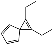 Spiro[2.4]hepta-1,4,6-triene, 1,2-diethyl- Structural