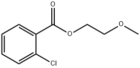 Benzoic acid, 2-chloro-, 2-methoxyethyl ester Structural