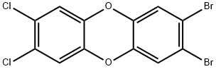 Dibenzo[b,e][1,4]dioxin, 2,3-dibromo-7,8-dichloro- Structural