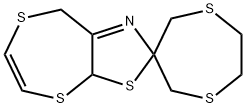 Spiro[1,4-dithiepane-6,2'(3'aH)-[8H][1,4]dithiepino[6,5-d]thiazole] Structural