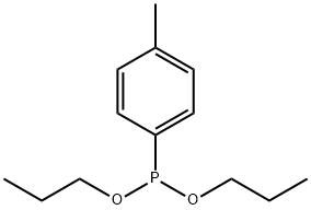Phosphonous acid, P-(4-methylphenyl)-, dipropyl ester Structural