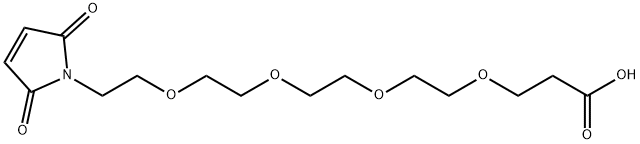 Mal-PEG4-Acid Structural