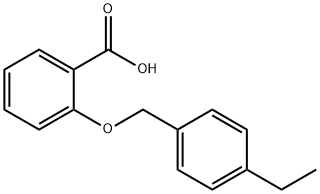 Benzoic acid, 2-[(4-ethylphenyl)methoxy]- Structural