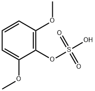 Phenol, 2,6-dimethoxy-, 1-(hydrogen sulfate) Structural