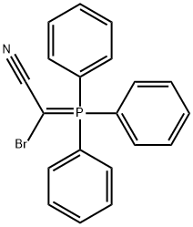 Acetonitrile, 2-bromo-2-(triphenylphosphoranylidene)- Structural