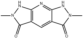 Dipyrazolo[3,4-b:4',3'-e]pyridine-3,5-dione, 1,2,6,7-tetrahydro-2,6-dimethyl- Structural