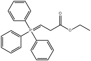 Propanoic acid, 3-(triphenylphosphoranylidene)-, ethyl ester Structural