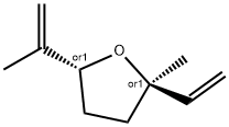 Furan, 2-ethenyltetrahydro-2-methyl-5-(1-methylethenyl)-, (2R,5R)-rel- Structural