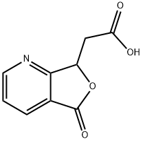 Furo[3,4-b]pyridine-7-acetic acid, 5,7-dihydro-5-oxo- Structural