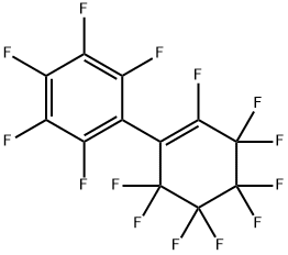 Benzene, 1,2,3,4,5-pentafluoro-6-(2,3,3,4,4,5,5,6,6-nonafluoro-1-cyclohexen-1-yl)- Structural