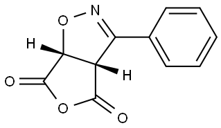 Furo[3,4-d]isoxazole-4,6-dione, 3a,6a-dihydro-3-phenyl-, (3aR,6aS)-rel- Structural
