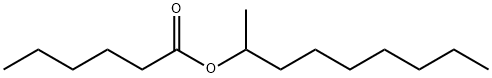 Hexanoic acid, 1-methyloctyl ester Structural
