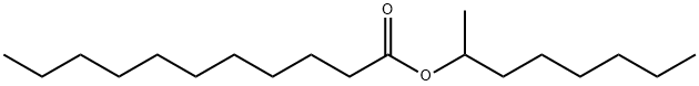 Undecanoic acid, 1-methylheptyl ester Structural