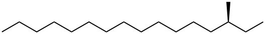 Hexadecane, 3-methyl-, (3S)- Structural