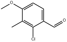 Benzaldehyde, 2-chloro-4-methoxy-3-methyl- Structural
