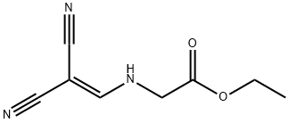 Glycine, N-(2,2-dicyanoethenyl)-, ethyl ester Structural