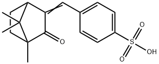 4-((4,7,7-Trimethyl-3-oxo-bicyclo(2.2.2)hept-2-ylidene)methyl)benzenes ulfonic acid