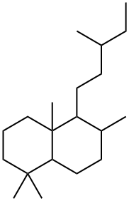 Naphthalene, decahydro-1,1,4a,6-tetramethyl-5-(3-methylpentyl)- Structural