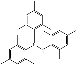 Hydrazine, tris(2,4,6-trimethylphenyl)- (9CI) Structural